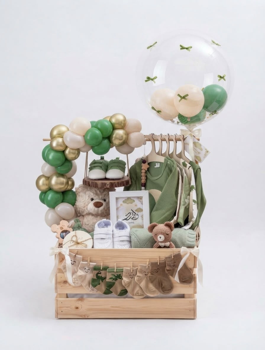 Signature Gift Box — Sage & Gold