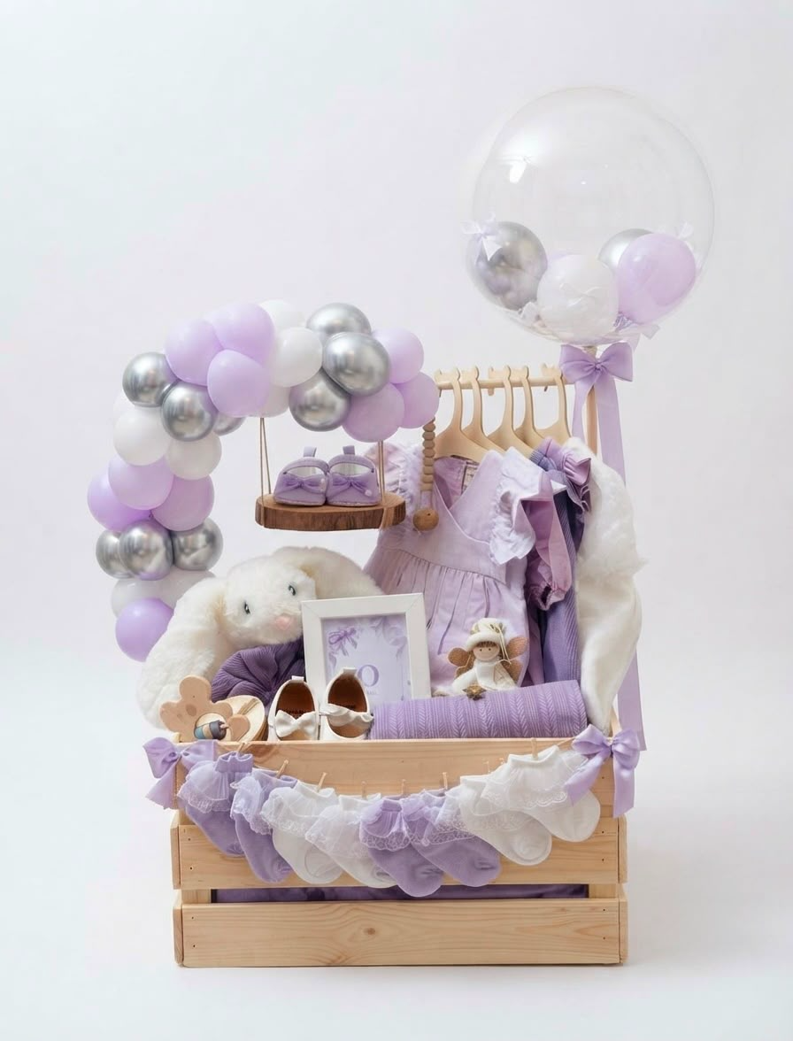 Signature Gift Box — Lilac & Silver