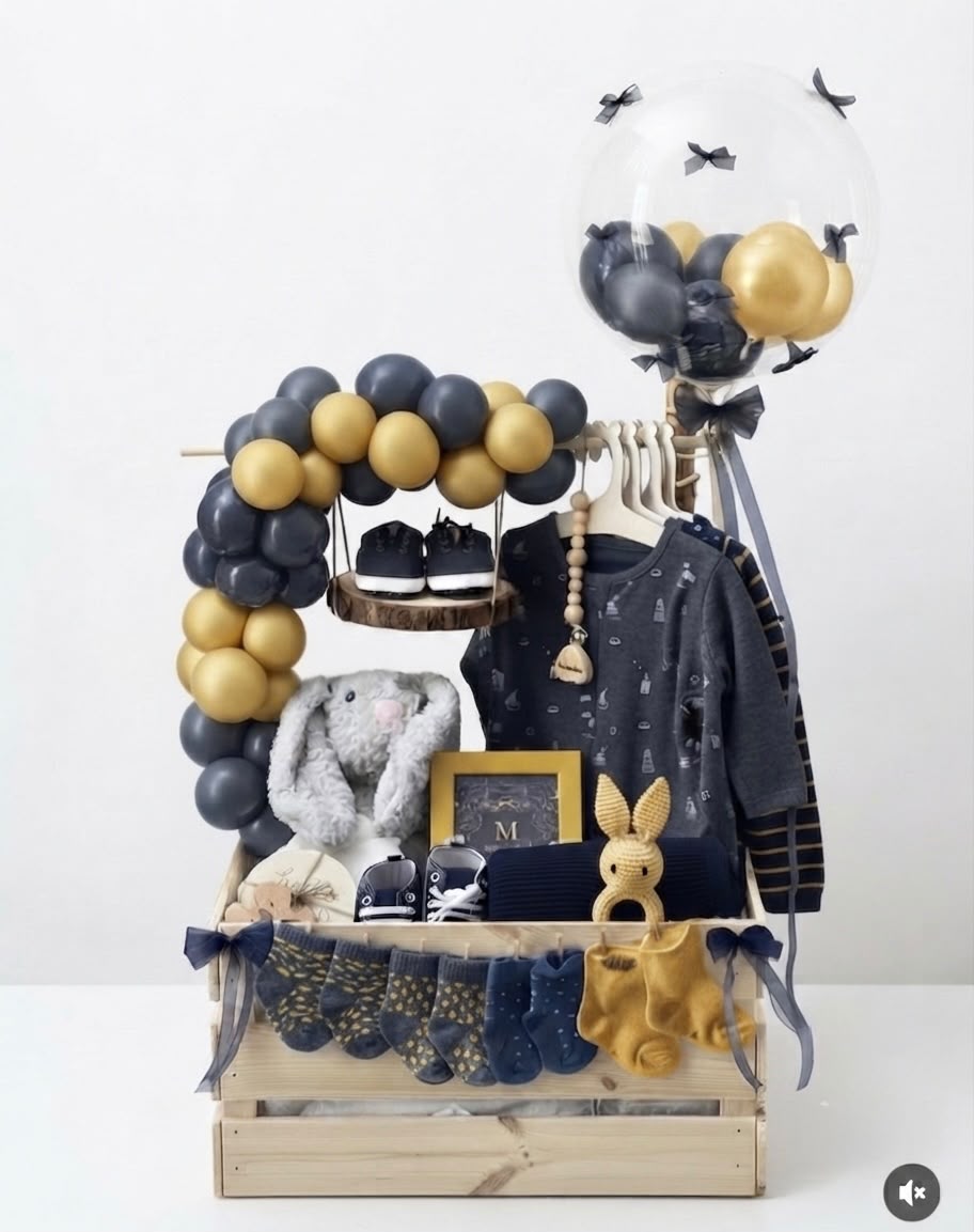 Signature Gift Box — Navy & Gold